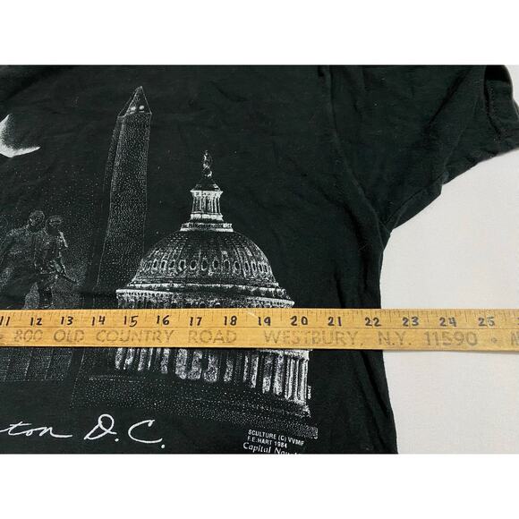 1992 Vintage Washington DC T-Shirt Size XL Double-Sided Single Stitch 22x26 - Picture 3 of 12